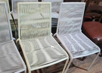 Krzesła ogrodowe ze sznurkową plecionką na sprzedaż  Łomża