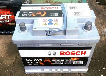 Akumulator AGM Bosch 60Ah 680A; start stop na sprzedaż  Łódź