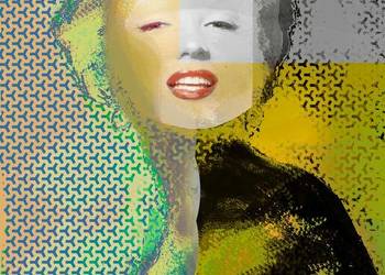 Obraz canvas Marilyn Monroe smile 90x100 grafikiobrazy.pl na sprzedaż  Ignatki