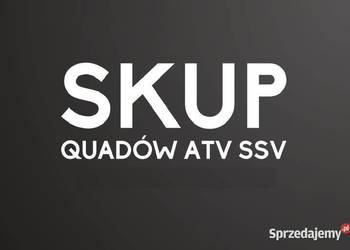 Używany, SKUP QUADÓW QUAD QUADY ATV SSV SKUTERY WODNE ŚNIEŻNE na sprzedaż  Koszalin