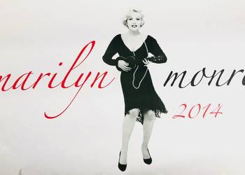 Plakat obraz Marilyn Monroe 70x40 cm czarno-biały na sprzedaż  Łódź
