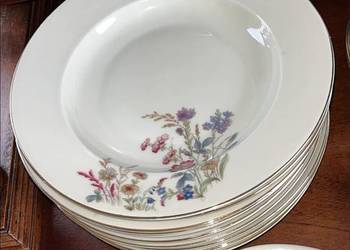 Talerz do zupy. Łączka. Royal Ivory. Bohemia. Made in Czechslovakia. na sprzedaż  Gdańsk