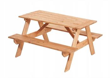 Stolik z ławeczkami drewniany ogrodowy dla dzieci na sprzedaż  Zamość