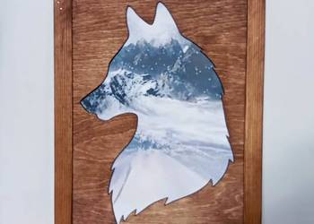 Obraz przestrzenny wilk, krajobraz na sprzedaż  Ostrowiec Świętokrzyski