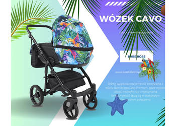 Używany, Wózek Dziecięcy Cavo 2w1 Adaptery Maxi Cosi Cybex Xlander na sprzedaż  Szczecin