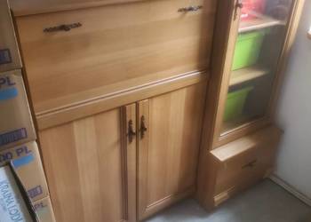 Komplet Mebli do pokoju + Stolik RTV + Barek z 2 krzesłami, używany na sprzedaż  Konin