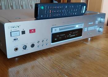 Srebrny Minidisc SONY MDS- JB 980 QS mini disc z USB stan bdb. na sprzedaż  Mikstat