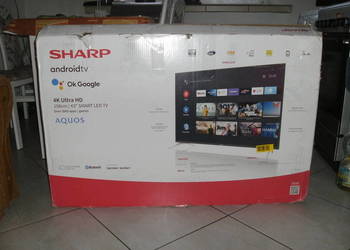 Używany, SHARP 43&quot;- 43BL5EA- Android-DVB-T2 Hevc-Wysyłka na sprzedaż  Karlino