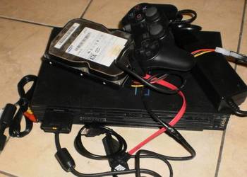 konsola ps2 PlayStation 2 fat 80 GB Dysk okazja na sprzedaż  Olkusz