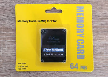 Karta Pamięci PS2 64MB Memory Card + Przeróbka FreeMCBoot PL na sprzedaż  Łódź