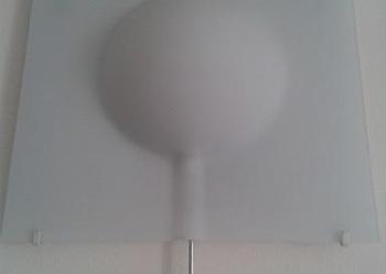 lampa ścienna kinkiet wisząca biała IKEA - stelaż, używany na sprzedaż  Poznań