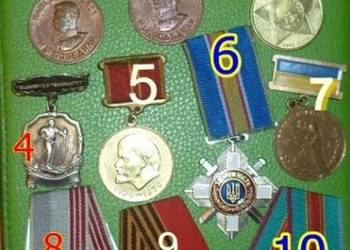 Medal Zestaw Odznaczenie Legitymacja Zsrr Cccp Ukraina Rosja na sprzedaż  Sosnowiec