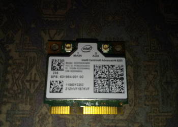 karta WIFI INTEL CENTRINO ADVANCED-N 6205 2.4 / 5 HP na sprzedaż  Wrocław