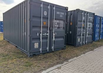 Używany, kontener morski 6m nowy plac z kontenerami  STRZELIN na sprzedaż  Strzelin
