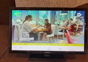 Używany, Telewizor 19 &quot;do aresztu z  wbudowanym dekoderem T-2 HEVC na sprzedaż  Łódź