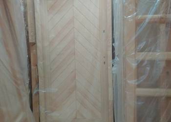 drzwi jodelka wejsciowe drewniane sosnowe ocieplone na sprzedaż  Nowy Targ