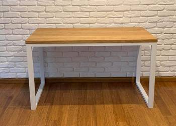 Biurko w stylu loft z drewnianym blatem na sprzedaż  Końskie