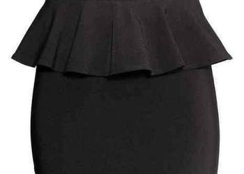 Czarna spódniczka spódnica H&amp;m xxs 32 baskinka na sprzedaż  Toruń