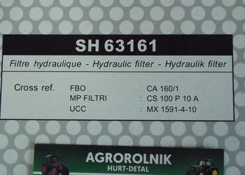 Filtr oleju hydraulicznego SH63161 BIZON,CLAAS,DEUTZ,MF, na sprzedaż  Parczew