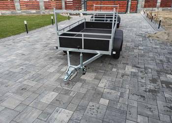 Przyczepka 2 osoiowa tandem 750KG solidna spawana ocynk rejestracja na sprzedaż  Nisko