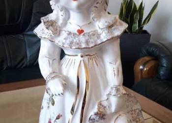 Duża, sygnowana porcelanowa figurka Chodzież UNIKAT 33 cm. na sprzedaż  Janów Lubelski