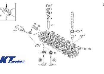 głowica Volvo FE (06-), FL II (06-), MIDLUM (06-) DXI7 PREM na sprzedaż  Łaskarzew