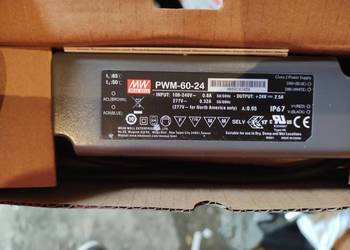 Używany, Sterownik LED, Transformator LED Mean Well PWM-60-24 PWM-60- na sprzedaż  Piotrków Trybunalski