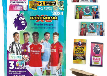 Panini Kolekcja Premiere League 2024 Megazestaw startowy na sprzedaż  Warszawa