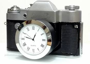 Używany, Zegar jak aparat fotograficzny retro vintage ZENIT 3M loft na sprzedaż  Siemianowice Śląskie