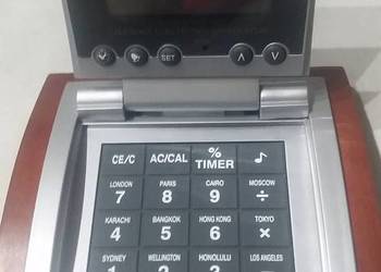 kalkulator, kalendarz, na baterię słoneczną, biurkowy kalen, używany na sprzedaż  Kielce