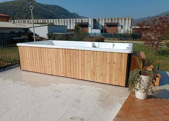 BASEN SPA Jacuzzi, Przeciwprąd Hydromasaż, Pompa ciepła, używany na sprzedaż  Wrocław