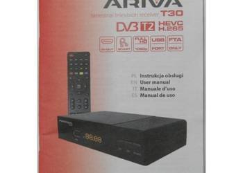 Wiwa HD80 Mini Ariva T30 Dekoder DVB-T - Instrukcja Obsługi, używany na sprzedaż  Radom
