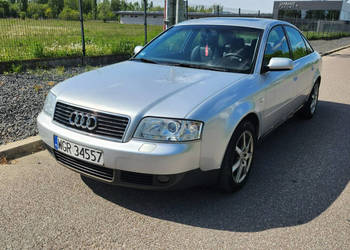 Audi A6 2.5 V6 QUATTRO Fotele RECARO Kubełkowe Skóra Nawigacja C5 (1997-20… na sprzedaż  Pabianice