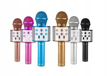 Używany, Mikrofon bezprzewodowy karaoke zabawka głośnik bluetooth na sprzedaż  Biała Podlaska