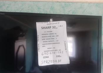 telewizor sharp 32 wszystko gra dobrze i porządnie sprawny i nie uszkodzony, używany na sprzedaż  Wałbrzych
