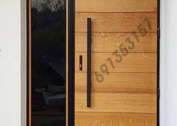 Drzwi zewnętrzne drewniane duży wybór wzorów na sprzedaż  Wrocław