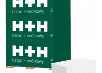 Pustak biały H+H 24x24x59 cały kl500 szybka realizacja na sprzedaż  Radom