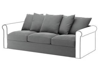 Używany, IKEA GRoNLID 303.967.97 pokrycie sekcji sofy 3-os. Ljungen na sprzedaż  Toruń
