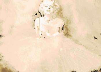 Obraz Marilyn Monroe baletnica glamour grafikiobrazy.pl na sprzedaż  Ignatki