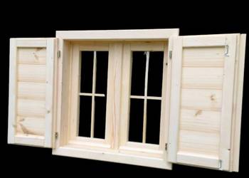 Okno, okna drewniane do altan,domków drewnianych, ogrodowych na sprzedaż  Radomsko