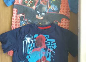 2 szt. T-Shirt Spider-Man + Batman Lego Marvel 128 Dziecięca na sprzedaż  Bydgoszcz