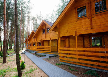 Dom domek drewniany z bali letniskowy całoroczny GRACJA V na sprzedaż  Warszawa