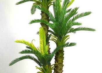 Używany, Cykas potrójny drzewko sztuczne kwiat egzotyczny palma -60% na sprzedaż  Wąbrzeźno