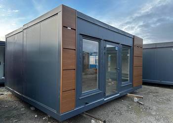 KONTENER PAWILON HANDLOWY BIUROWY SALON SPRZEDAŻY  5,5×4,9, używany na sprzedaż  Wrocław