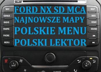 Ford NX DVD MCA SD Mapy 2021/2022 Polskie menu PIN na sprzedaż  Kłodawa