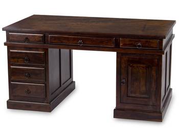 Drewniane kolonialne masywne biurko z palisandru  78625 na sprzedaż  Limanowa