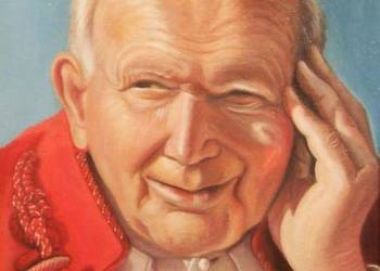 Papież Jan Paweł II obraz olejny na sprzedaż  Katowice