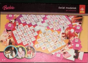 Używany, gra planszowa TREFL Świat modelek Barbie, 2005 Mattel na sprzedaż  Rzeszów