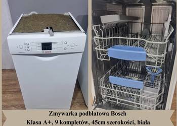Zmywarka podblatowa Bosch, A+, 9 kpl, szer. 45cm, biała, AquaSensor na sprzedaż  Wrocław
