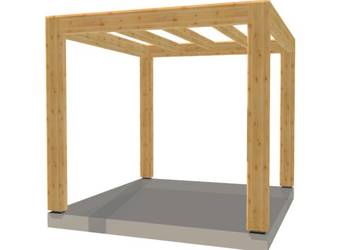 Pergola altana rzymska 300x300cm wolnostojąca masywna na sprzedaż  Rębiszów